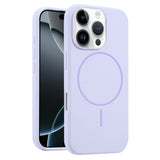 EIDERWOOD iPhone 16 Pro Max Silicone Case - MagSafe Compatible - Purple