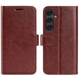 EIDERWOOD Samsung Galaxy S25+ (Plus) Faux Leather Flip Case with Cardholder & Stand Function - Brown