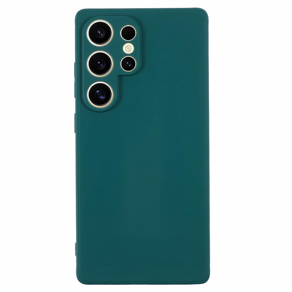 EIDERWOOD Samsung Galaxy S25 Ultra Flexible Plastic Shockproof Cover - Dark Green