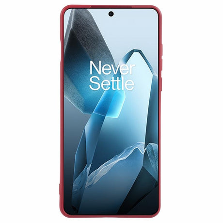 EIDERWOOD OnePlus 13 Lined Flexible Plastic Case - Red