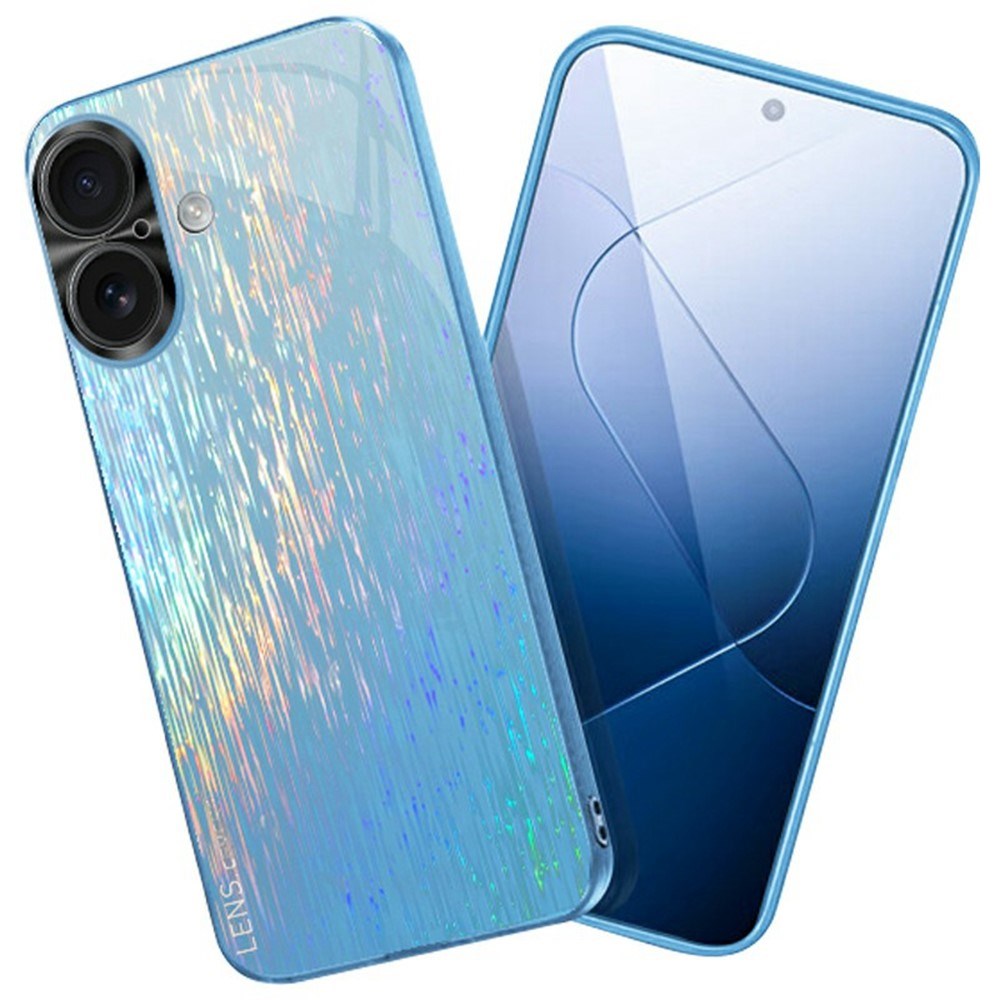 EIDERWOOD iPhone 16 Reflective Hard Plastic Case - Blue