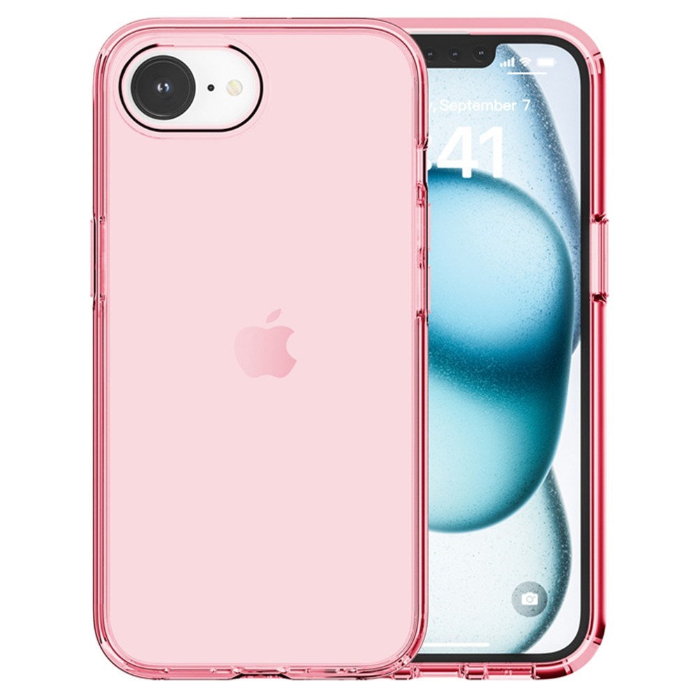 EIDERWOOD iPhone 17e / 16e Hybrid Plastic Case - Transparent / Pink