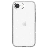 EIDERWOOD iPhone 16e Hybrid Glitter Plastic Case - MagSafe Compatible - White