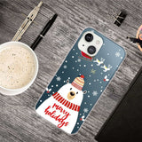 iPhone 14 Plus Flexible Plastic Christmas Case - Polar Bear