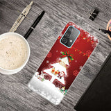 Samsung Galaxy A33 5G Flexible Plastic Christmas Back Cover - Christmas Tree and Snowflakes