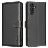 Samsung Galaxy A26 (5G) BINFEN Faux Leather Flip Case with RFID Blocking - Black