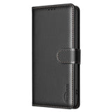 Samsung Galaxy A56 (5G) BINFEN Faux Leather Flip Case with RFID Blocking - Black