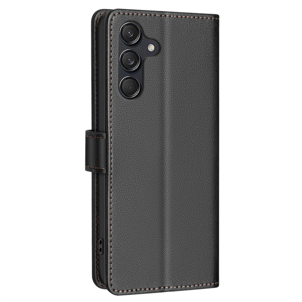 Samsung Galaxy A56 (5G) BINFEN Faux Leather Flip Case with RFID Blocking - Black