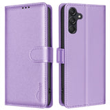 Samsung Galaxy A56 (5G) BINFEN Faux Leather Flip Case with RFID Blocking - Purple