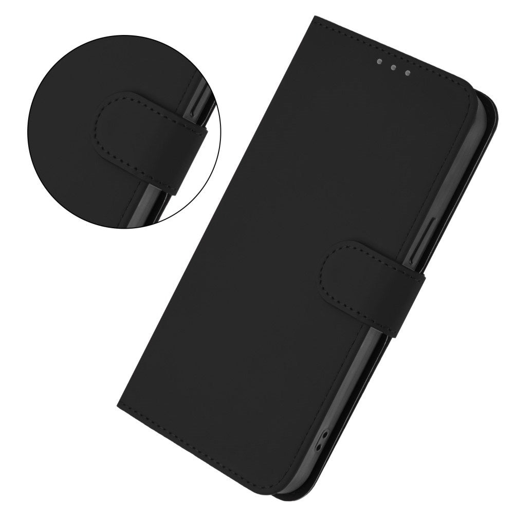 EIDERWOOD Xiaomi Redmi 14C Faux Leather Flip Case with Cardholder & Stand Function - Black