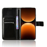 EIDERWOOD Realme GT 7 Pro (5G) Faux Leather Flip Case with Strap - Black