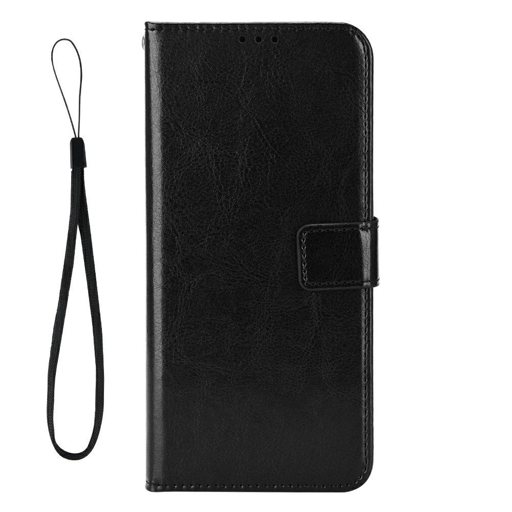 EIDERWOOD Realme GT 7 Pro (5G) Faux Leather Flip Case with Strap - Black