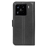 EIDERWOOD Xiaomi 15 Pro Faux Leather Flip Case with Cardholder & Stand Function - Black