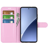 EIDERWOOD Xiaomi 15 Pro Faux Leather Flip Case with Cardholder & Stand Function - Pink