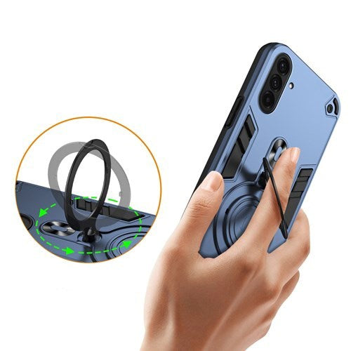 EIDERWOOD Samsung Galaxy A36 (5G) Hybrid Case with 360 Degree Rotatable Kickstand - MagSafe Compatible - Blue