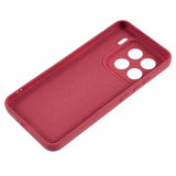 EIDERWOOD Xiaomi 15 Pro Lined Flexible Plastic Case - Dark Red