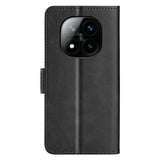 EIDERWOOD Xiaomi Redmi Note 14 Pro+ Faux Leather Flip Case with Cardholder & Stand Function - Black