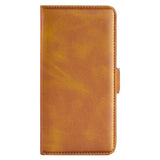 EIDERWOOD Xiaomi Redmi Note 14 Pro+ Faux Leather Flip Case with Cardholder & Stand Function - Light Brown