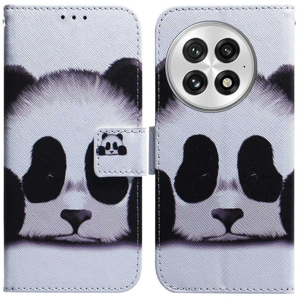 EIDERWOOD OnePlus 13 Faux Leather Flip Case with Design - Panda