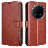 EIDERWOOD Huawei Mate 70 Pro+ / 70 Pro Faux Leather Flip Case with Strap - Brown