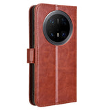 EIDERWOOD Huawei Mate 70 Pro+ / 70 Pro Faux Leather Flip Case with Strap - Brown