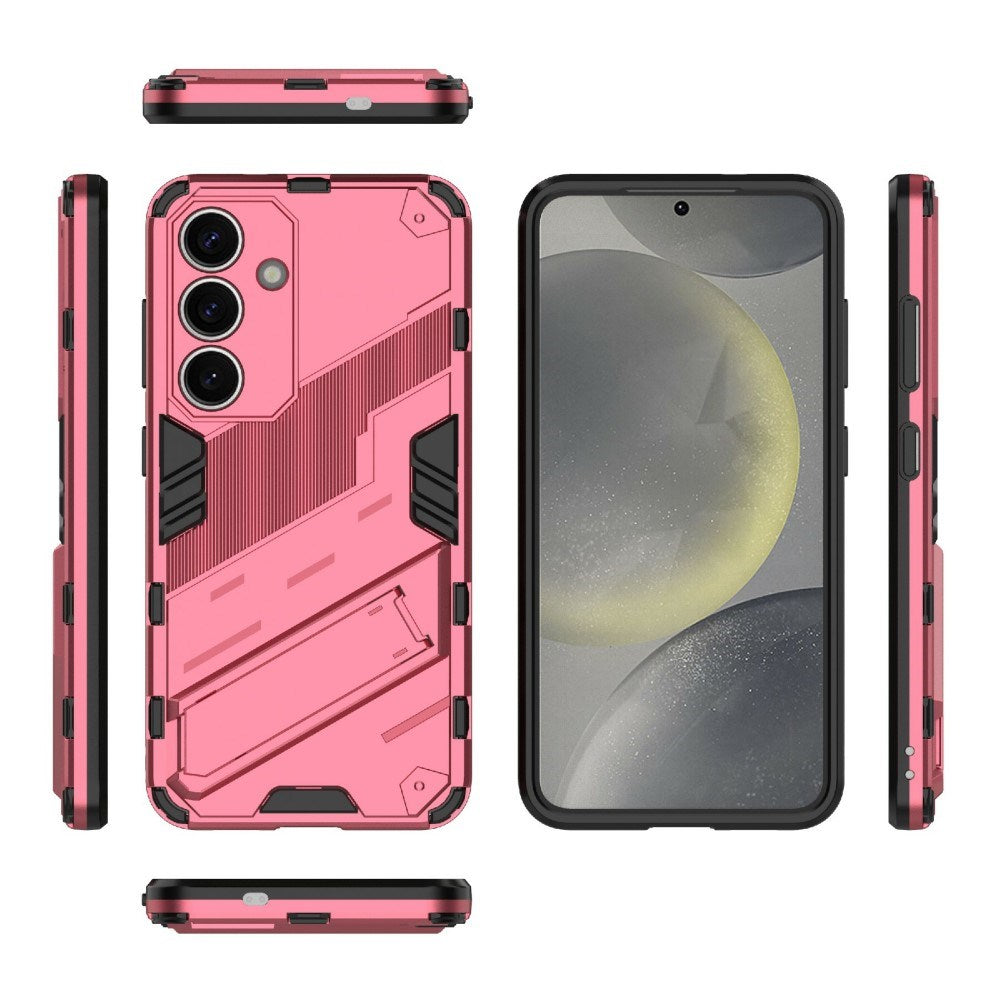 EIDERWOOD Samsung Galaxy A26 5G Rugged Case with Built-in Kickstand - Pink