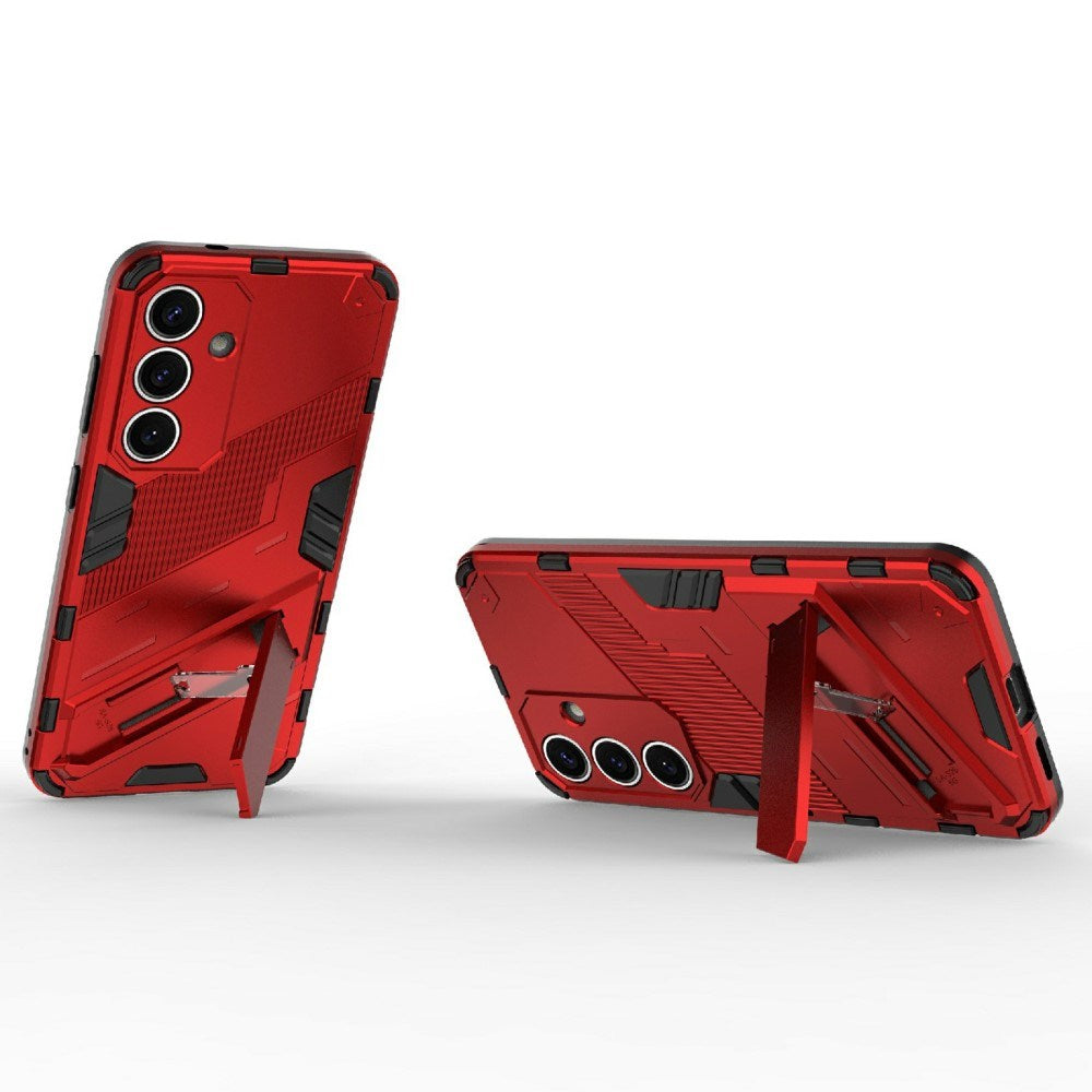 EIDERWOOD Samsung Galaxy A26 5G Rugged Case with Built-in Kickstand - Red