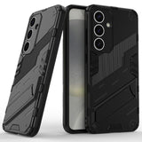 EIDERWOOD Samsung Galaxy A56 (5G) Rugged Case with Built-in Kickstand - Black