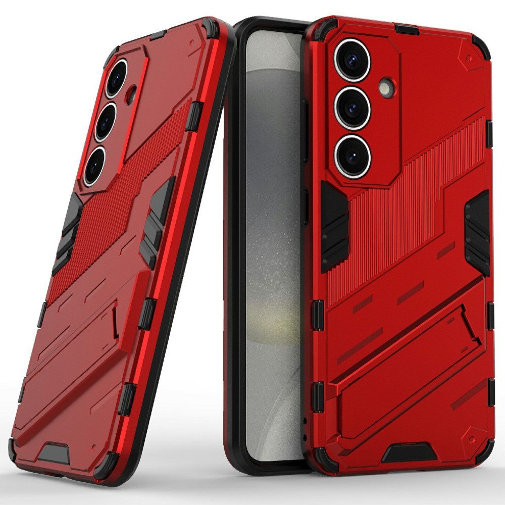 EIDERWOOD Samsung Galaxy A56 (5G) Rugged Case with Built-in Kickstand - Red