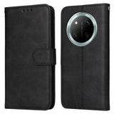 EIDERWOOD Honor Magic7 Lite Faux Leather Flip Case with Strap - Black