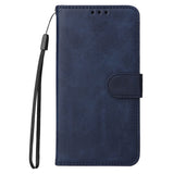 EIDERWOOD Honor Magic7 Lite Faux Leather Flip Case with Strap - Blue