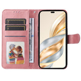 EIDERWOOD Honor Magic7 Lite Faux Leather Flip Case with Strap - Pink