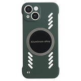 EIDERWOOD iPhone 13 Hard Plastic Case with Heat Dissipation - Green