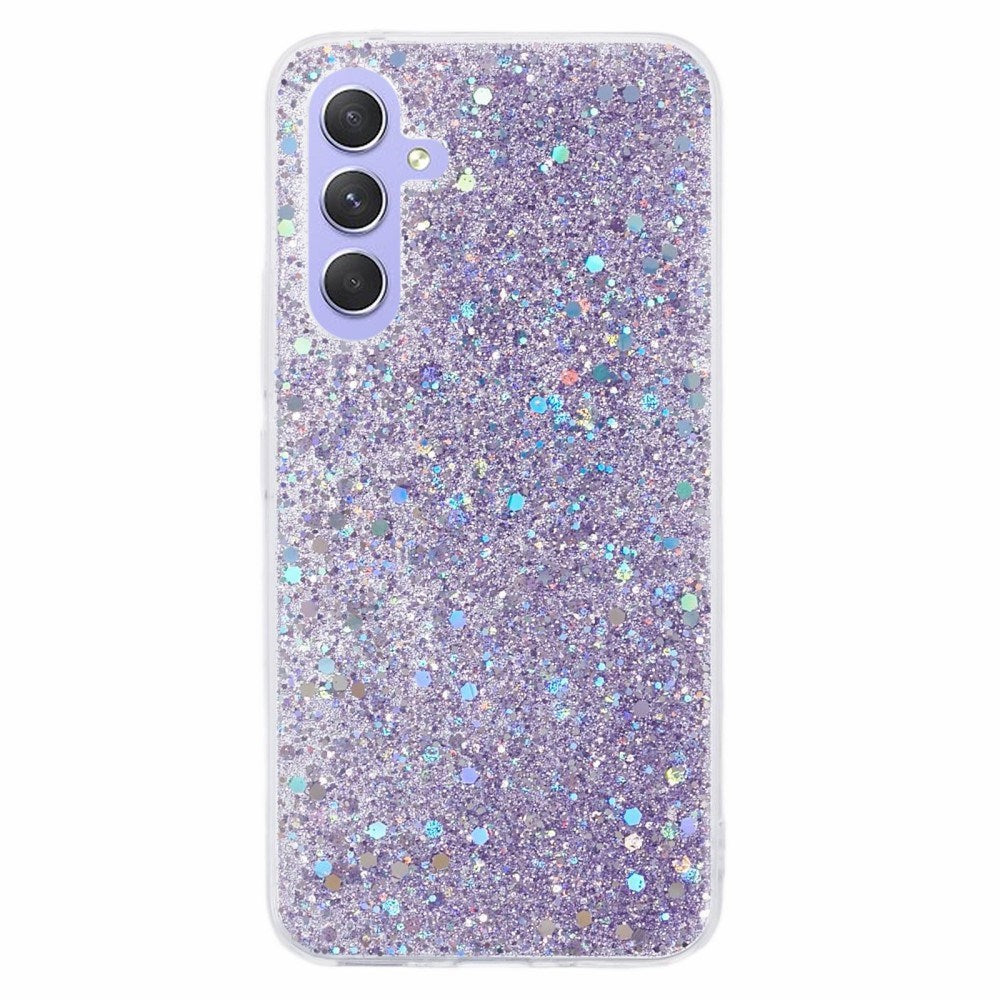 EIDERWOOD Samsung Galaxy A26 (5G) Flexible Plastic Case with Glitter - Purple