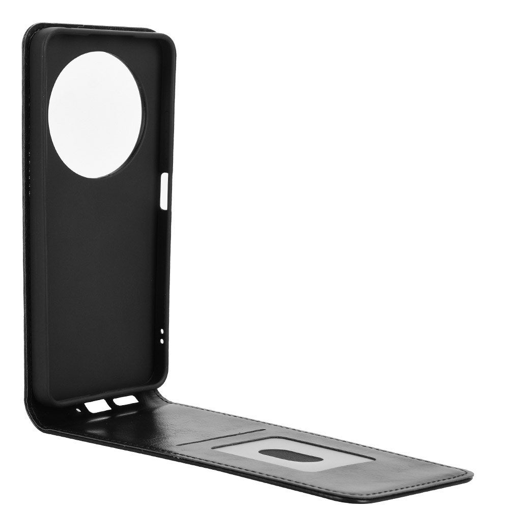 EIDERWOOD Xiaomi Redmi 14C Vertical Flip Case with Card Holder - Black