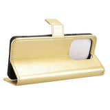 EIDERWOOD Xiaomi Redmi Note 14 (5G) Faux Leather Flip Case with Strap - Gold