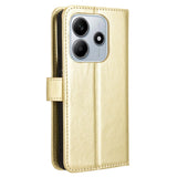EIDERWOOD Xiaomi Redmi Note 14 (5G) Faux Leather Flip Case with Strap - Gold