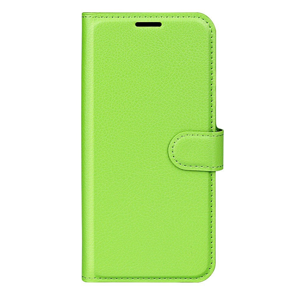 EIDERWOOD iPhone 16e Faux Leather Flip Case with Cardholder & Stand Function - Green