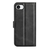 EIDERWOOD iPhone 16e Faux Leather Flip Case - Black