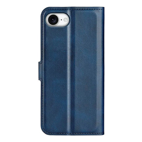 EIDERWOOD iPhone 16e Faux Leather Flip Case - Blue