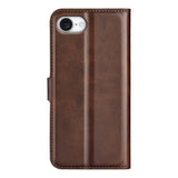 EIDERWOOD iPhone 16e Faux Leather Flip Case - Brown