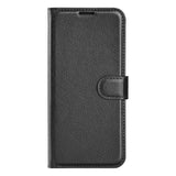 EIDERWOOD Realme C75 Faux Leather Flip Case with Cardholder & Stand Function - Black