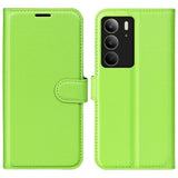 EIDERWOOD Realme C75 Faux Leather Flip Case with Cardholder & Stand Function - Green