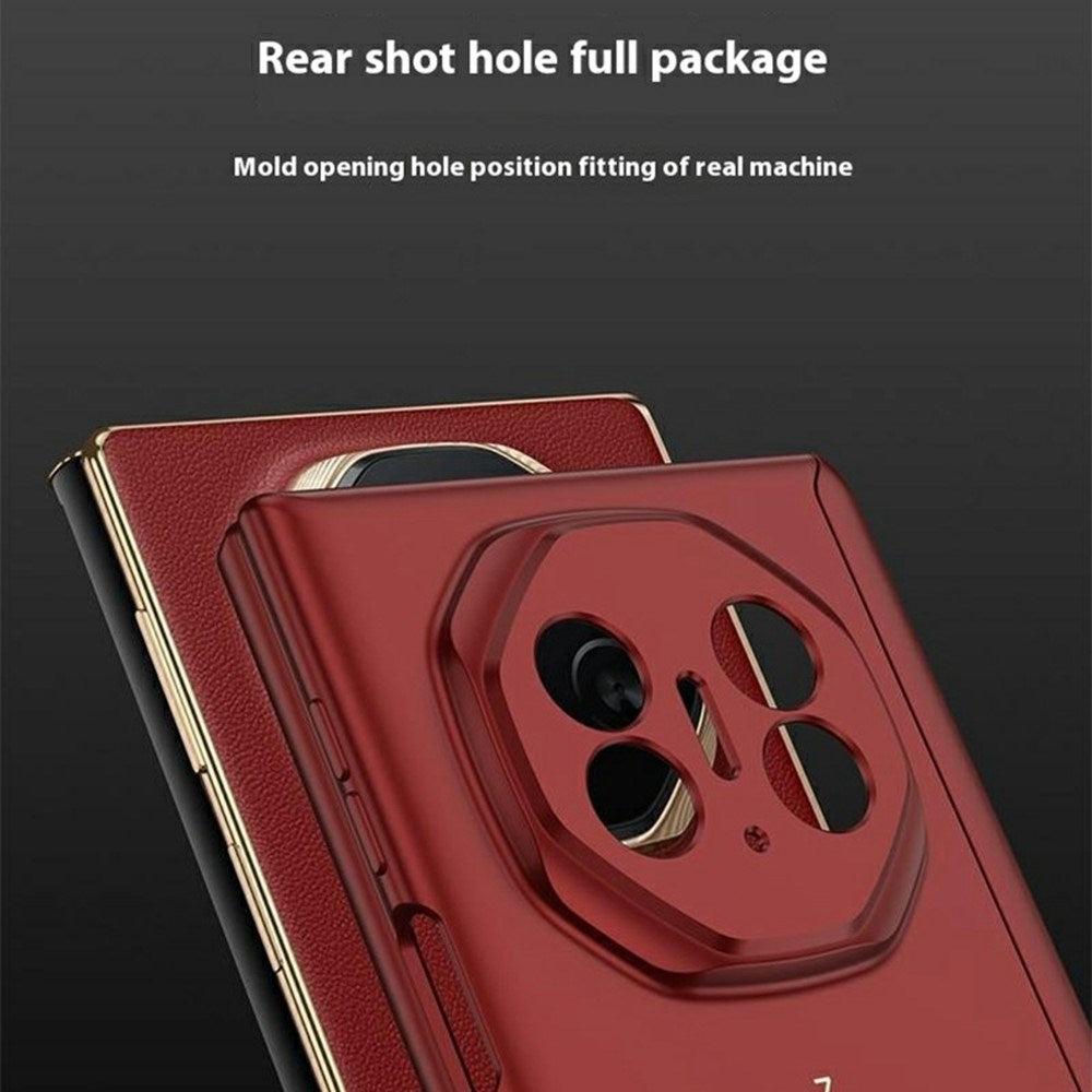 EIDERWOOD Huawei Mate XT Case Skin Feel Thin Magnetic Flexible Plastic Back Cover - Red