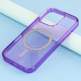 EIDERWOOD iPhone 16 Pro Plastic Glitter Case - MagSafe Compatible - Purple