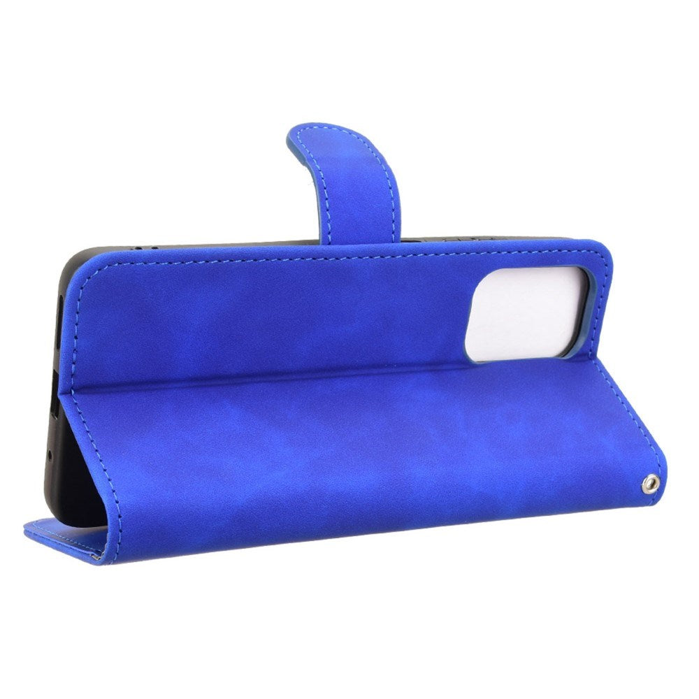 EIDERWOOD Motorola Moto G05 Flip Case with Card Holder & Stand Function - Blue