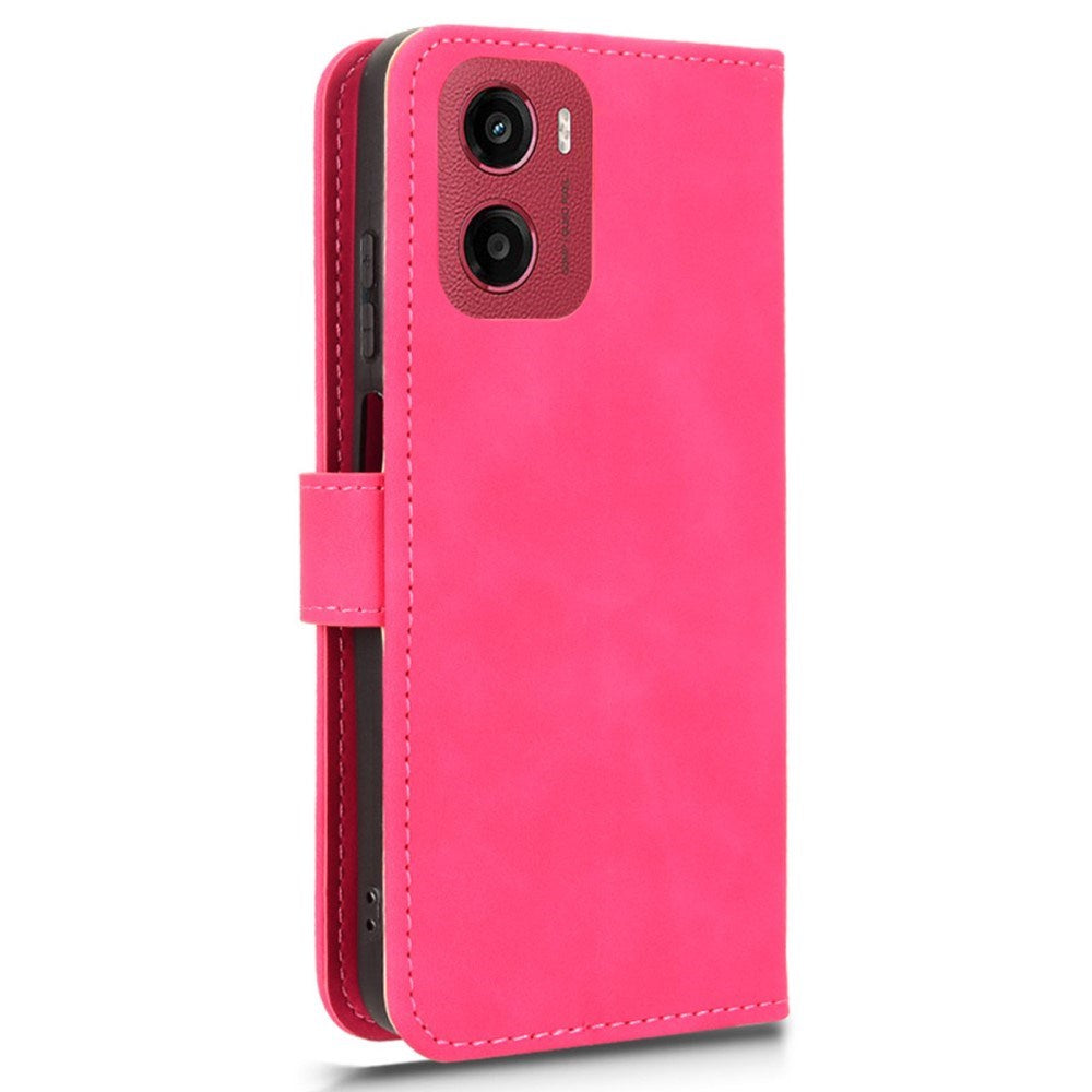 EIDERWOOD Motorola Moto G05 Flip Case with Card Holder & Stand Function - Pink