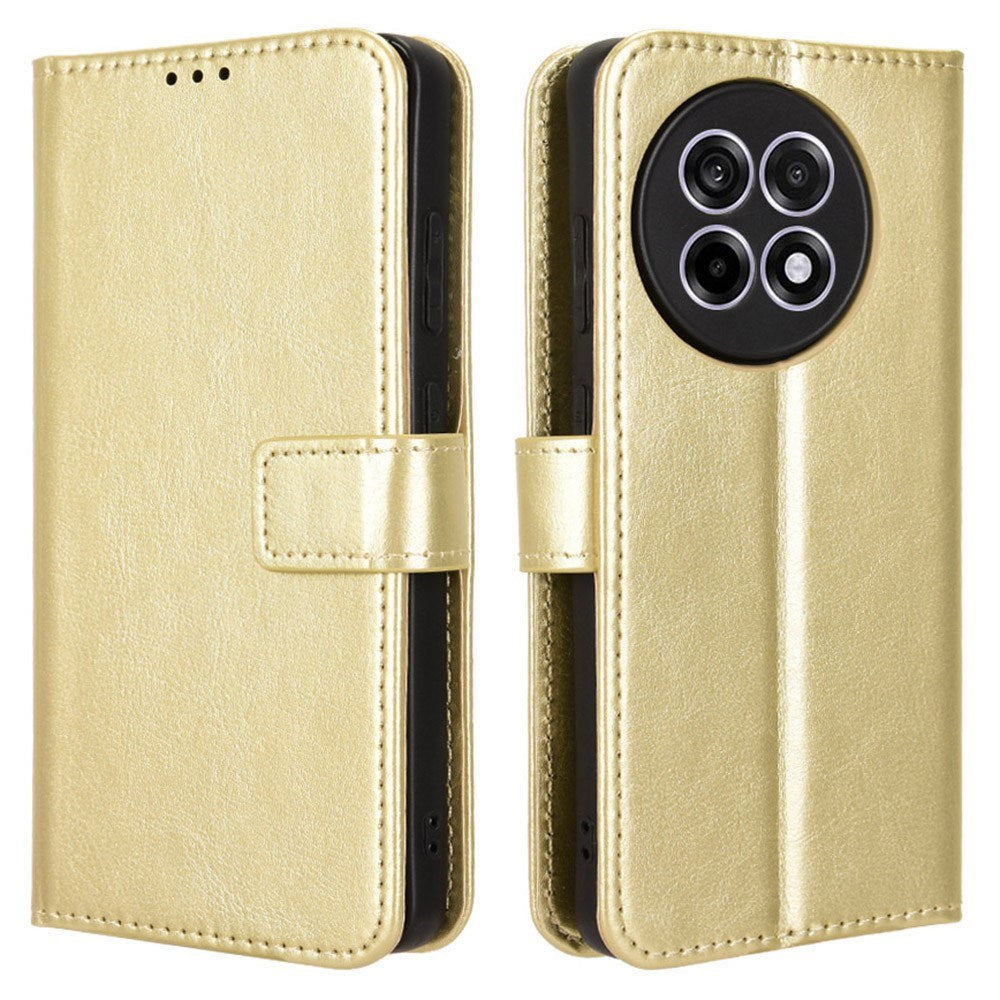 EIDERWOOD OnePlus 13R 5G Leather Texture Flip Case - Gold