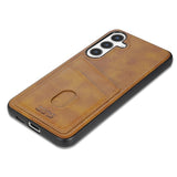 EIDERWOOD Samsung Galaxy A56 (5G) Faux Leather Back Case with Cardholder - Brown