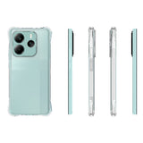 EIDERWOOD Xiaomi Redmi Note 14 (5G) Plastic Case with Shock Absorbing Corners - Transparent